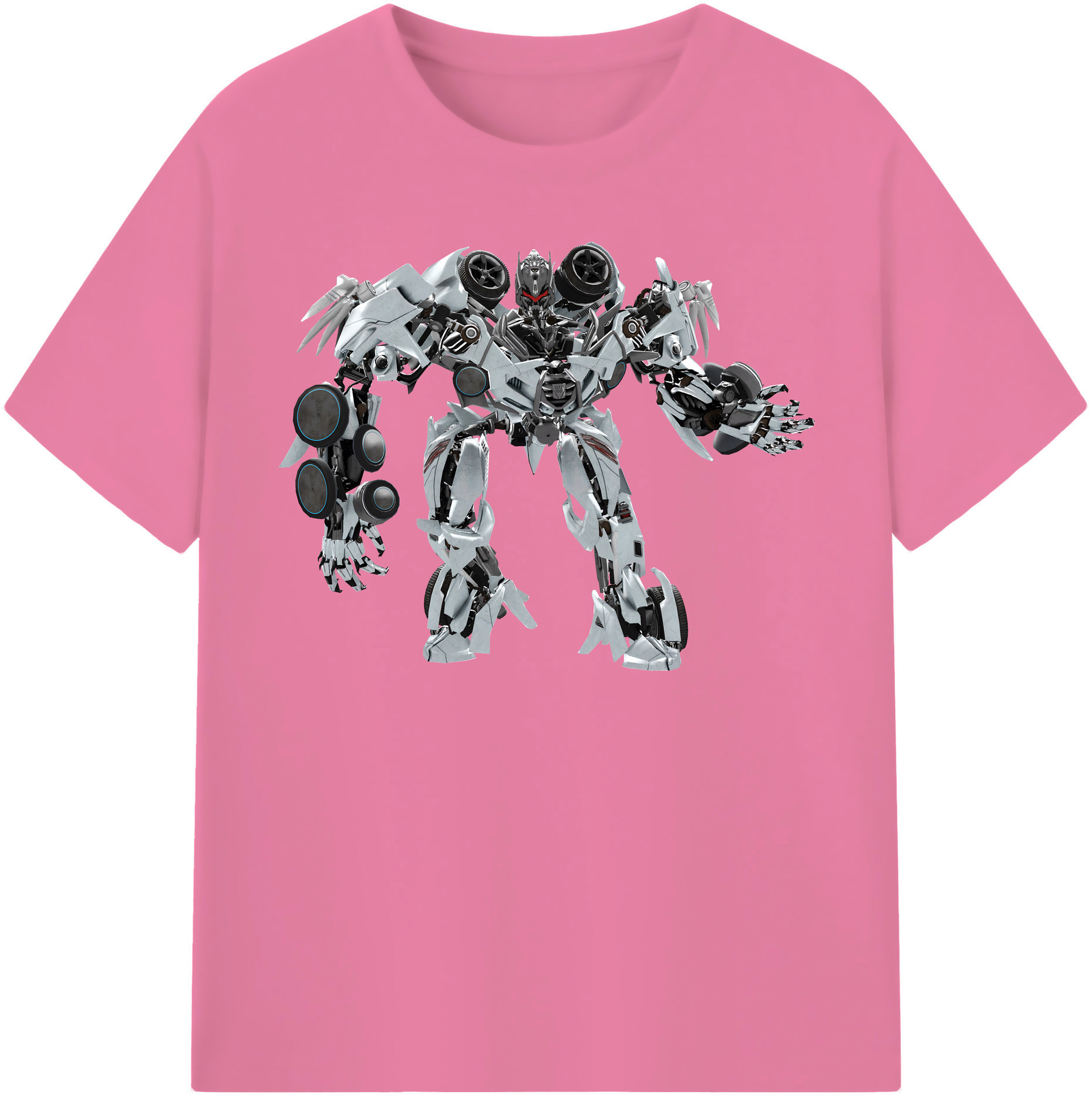 （画像用） Transformers トランスフォーマー 綿100％半袖Tシャツ（フロントプリント）